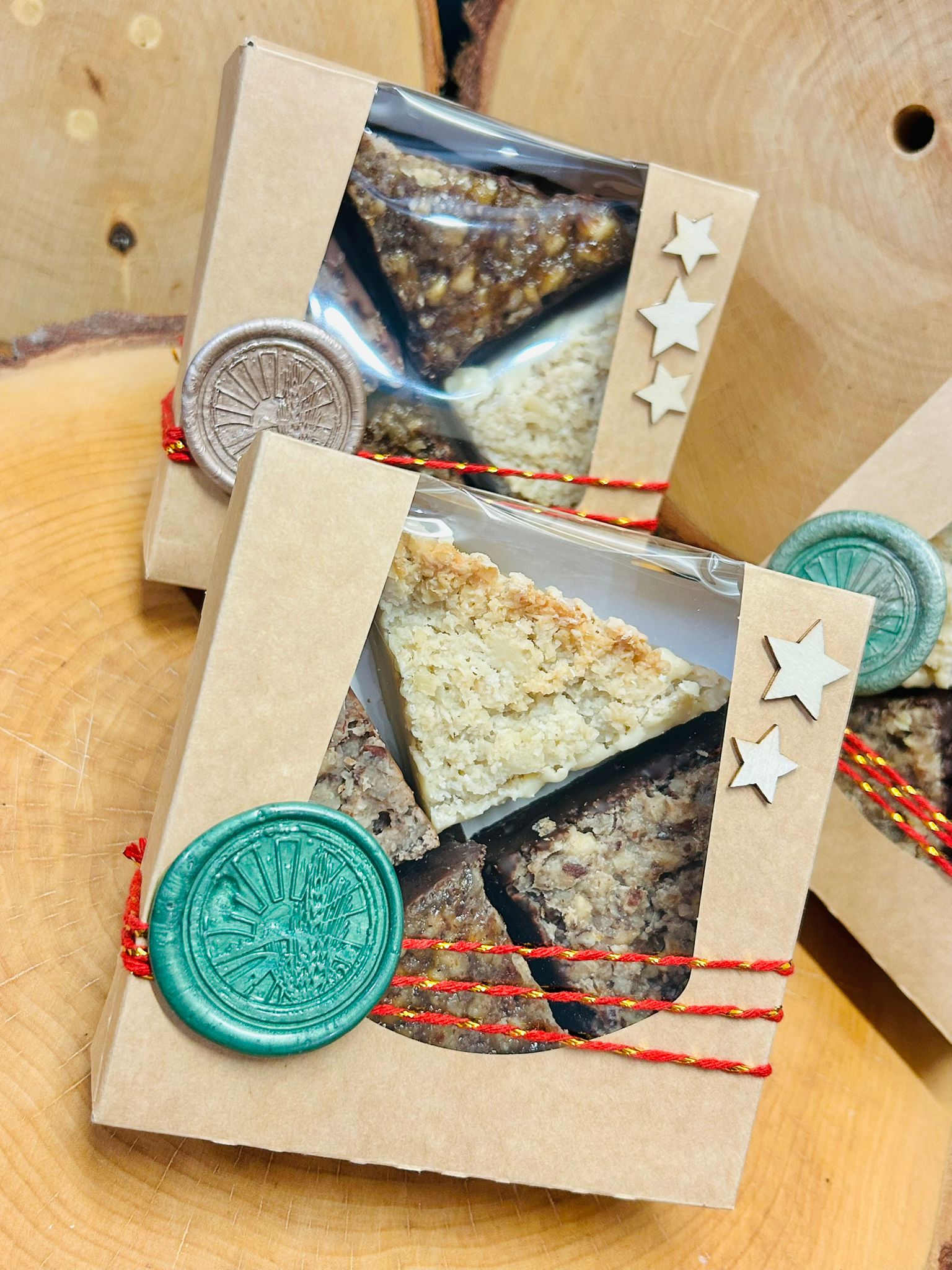 Nussecken in Geschenkbox Bäckerei Leist (Marpingen)